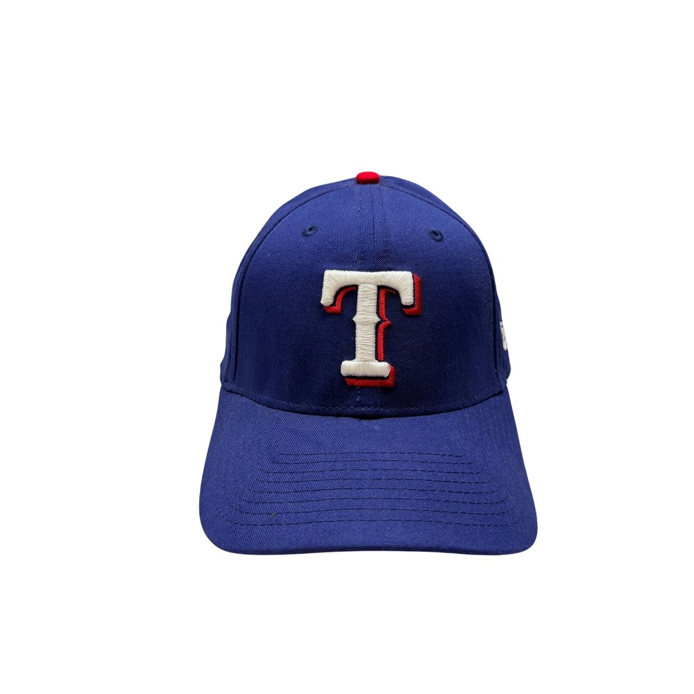 New Era Texas Rangers Baseball Cap Mens Blue Snapback Embroidered OSFM